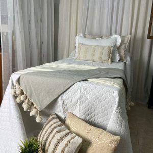 Colcha Sirena Blanco