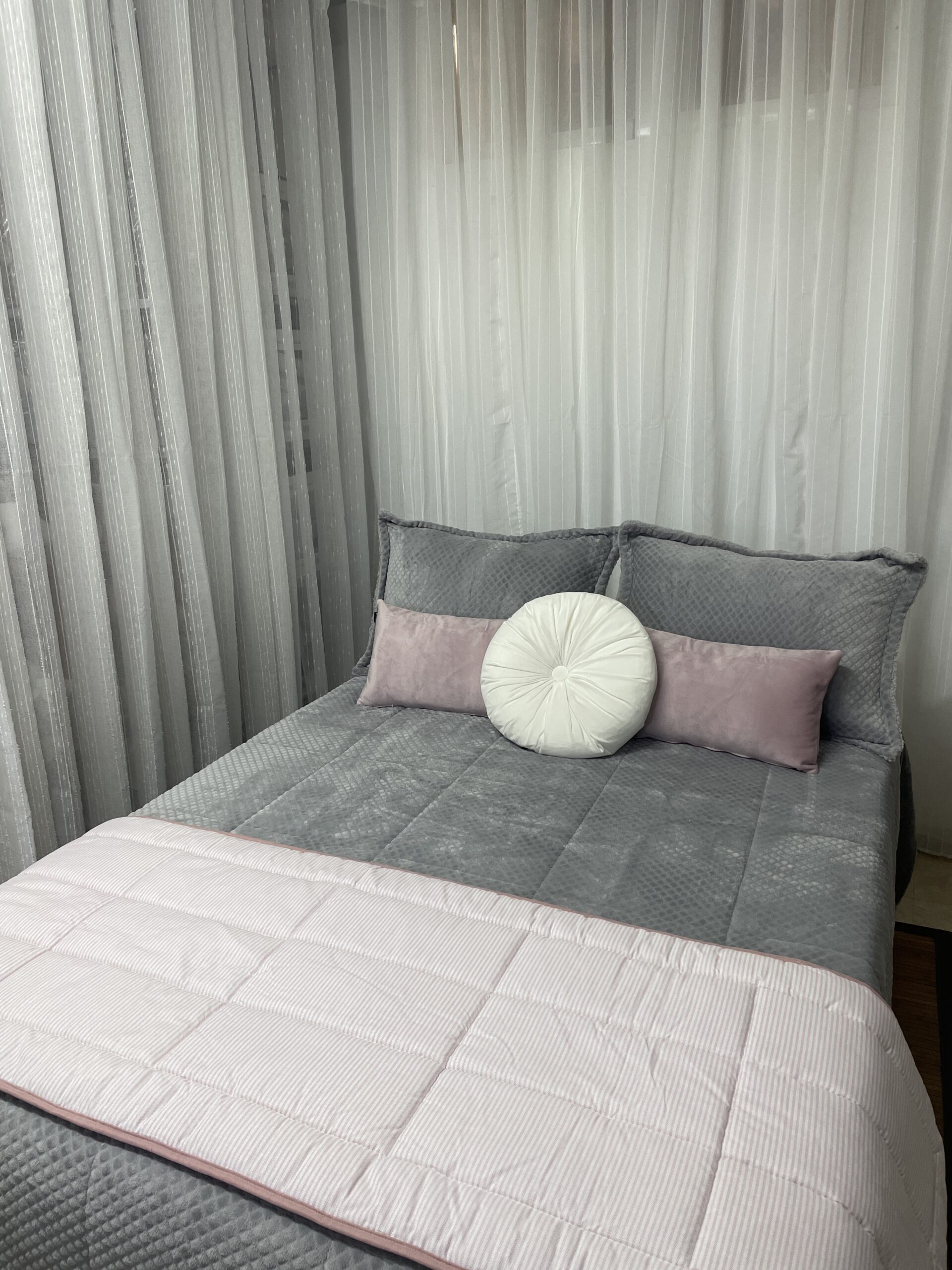 Comforter Sherpa Kira Gris 3 Comforter Sherpa Kira Gris