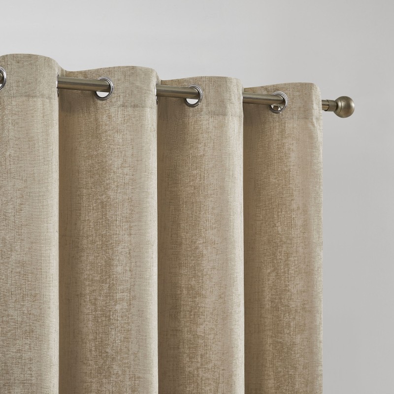 Cortina Chenilla Beige 2 Cortina Chenilla Beige