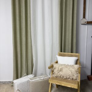 PEMBA HOGAR 7 Cortina Yedry Verde